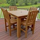 Highwood Eco-friendly Synthetic Wood Lehigh 5-piece Square Dining Set