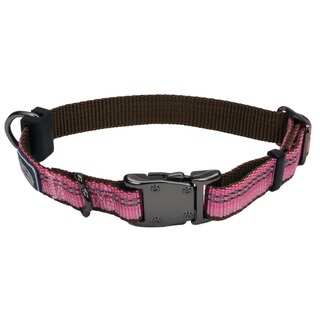 Coastal K9 Explorer Pink Reflective Adjustable Collar