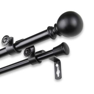 InStyleDesign Orb Adjustable Double Curtain Rod