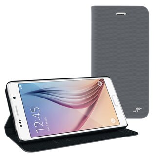 rooCASE Esteem Wallet Twill Fabric Folio Case for Samsung Galaxy S6