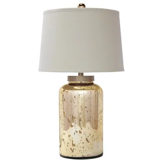 Signature Design by Ashley Shannin Gold Glass Table Lamp
