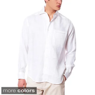 Men's Long Sleeve Linen Shirt