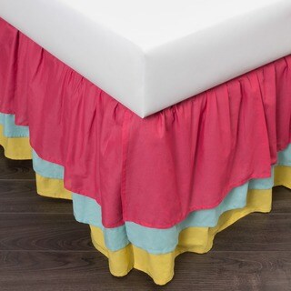 Trois 18-inch Drop 3-layer Bed Skirt