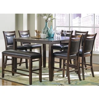 Rosely Contemporary Wood Counter Height Dining Set