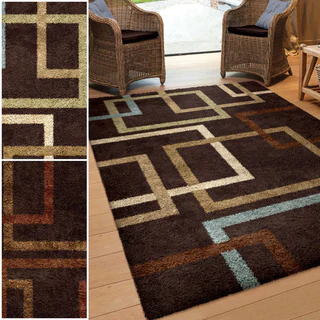 Oasis Shag Linked-In Area Rug (7'10" x 10'10")