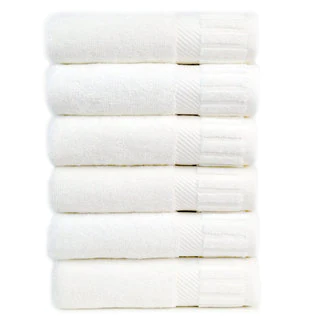 Luxury Hotel and Spa 100-percent Genuine Turkish Cotton Hand Towels Piano Key (Set of 6)