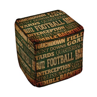 Football Words Pouf