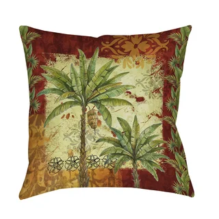 Thumbprintz Palm Patterns Decorative Throw Pillow