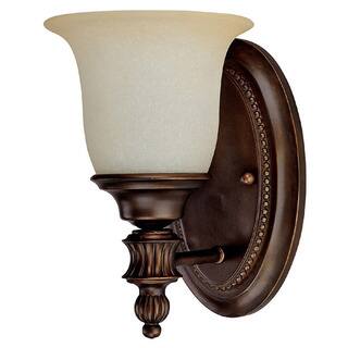 Capital Lighting Traditional 1-light Burnished Bronze Wall Sconce