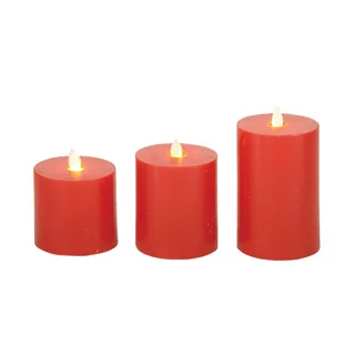 Lovely Flameless Candle with Remote (Set of 3)
