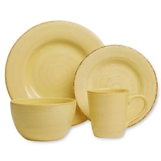 Tag Sonoma Yellow Dinnerware 16-piece Set