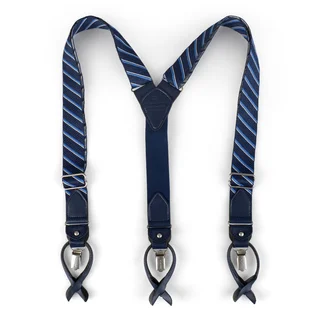 Tommy Hilfiger Men's Striped Convertible Suspenders