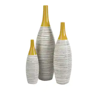 Andean Multi Glaze Vases (Set of 3)