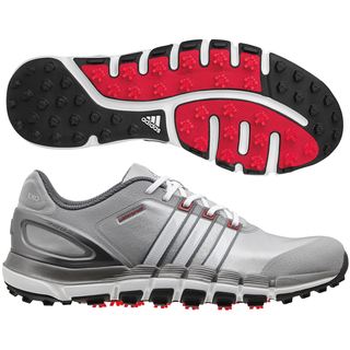 Adidas Men's Pure 360 Gripmore Sport Q47014 Grey/ Silver/ White Golf Shoe