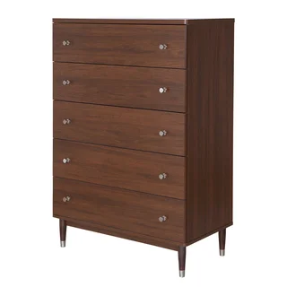 South Shore Olly Mid-Century Modern 5-drawer Chest