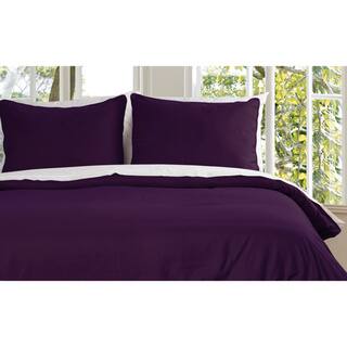 Water & Stain Resistant 3-piece Duvet Cover and Pillowcase Set