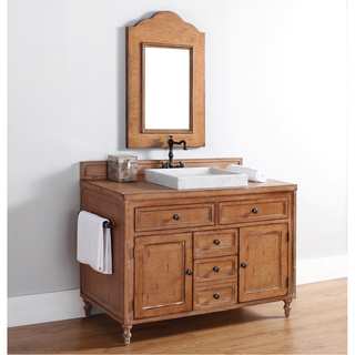 James Martin Furniture 48-inch Single Driftwood Patina Bathroom Vanity Cabinet