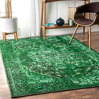 nuLOOM Traditional Vintage Inspired Overdyed Fancy Multi Rug (5' x 8')