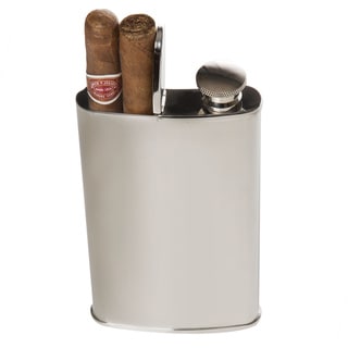 The Wingman Flask and Cigar Holder