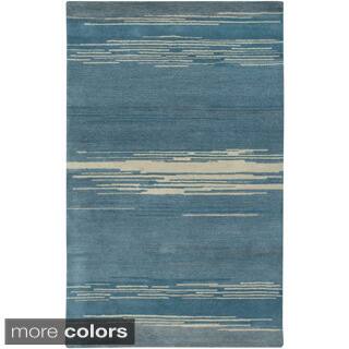Rizzy Home Mojave Collection Hand-tufted Multi-colored Wool Rug (2' x 3')