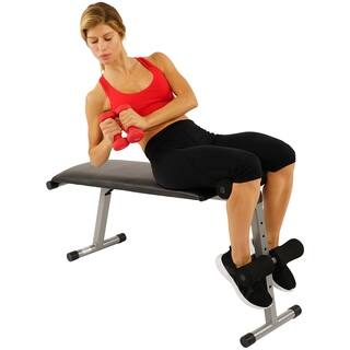 Sunny Health & Fitness SF-BH6505 2 IN 1 Flat/Sit-Up Bench