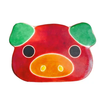 Handmade Pig Leather toy Bank (India)
