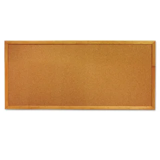 Quartet Classic 12 x 36 Slim Line Cork Bulletin Board