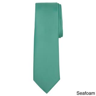 Jacob Alexander Men's XL Solid Color Tie