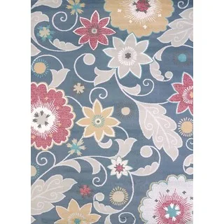 Structures Mixed Floral Area Rug (7'10 x 10'6')
