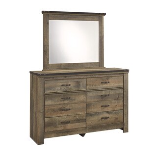 Signature Design by Ashley Trinell Brown Youth Dresser and Mirror