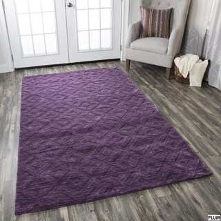 Rizzy Home Technique Wool Accent Rug (8' x 10')