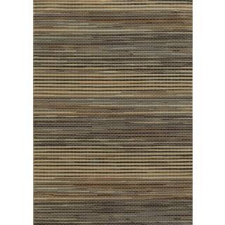Grey Rizzy Home Bennington Collection Power-Loomed Accent Rug (6'7 x 9'6)