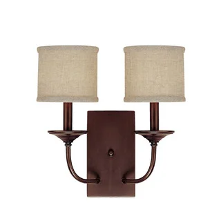 Capital Lighting Loft Collection 2-light Burnished Bronze Wall Sconce