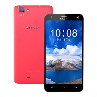 CellAllure Cool 5.5-inch HD Screen Quad-CORE Dual-SIM GSM 4G Unlocked Pink Smartphone