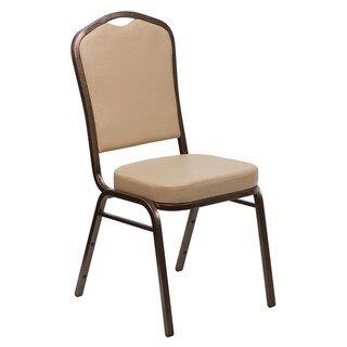 Hercules Series Crown Back Vein Frame Stacking Banquet Chair