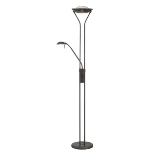 Lite Source Duality II Torchiere/ Reading Lamp, Bronze