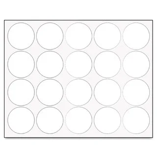 MasterVision Interchangeable White Magnetic Characters (3 Packs of 20)