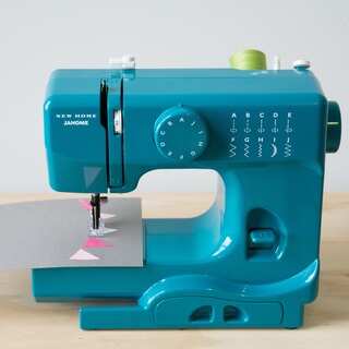 Janome Marine Magic Basic, Easy-to-Use, 10-stitch Portable, 5 lb Compact Sewing Machine with Free Arm