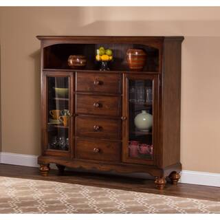 Hillsdale Furniture's Pine Island 4-drawer Dark Pine Baker's Cabinet