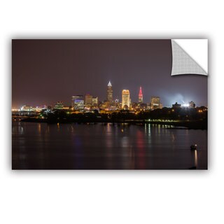 Cody York' Cleveland Skyline 11' Art Appealz Removable Wall Art