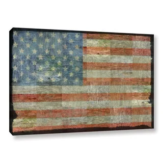 ArtWall Kevin Calkins ' Old Glory ' Gallery-Wrapped Canvas