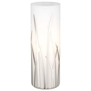 Eglo Rivato- 1 x 60 W Table Lamp w/Chrome Finish & White & Chrome Decor