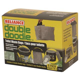 Reliance Double Doodie Toilet Waste Bag (Pack of 6)