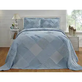 Chenille Ruffled Bedspread by Better Trends