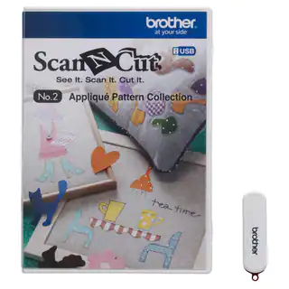 Brother ScanNCut Die Cut Machine Applique Pattern Collection
