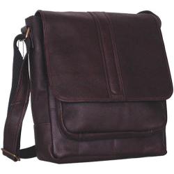 David King Leather Cafe Laptop Messenger Bag