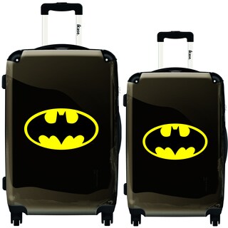 iKase Yellow Batman 2-piece Hardside Spinner Luggage Set