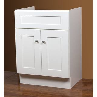 Linen White Bath Vanity Base 24 inches x 18 inches