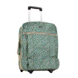 Hadaki by Kalencom Plane Hopping 18-inch Primavera Cheetah Carry On Upright Suitcase