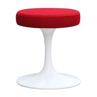 MaxMod Flower 16-inch Red Stool Chair